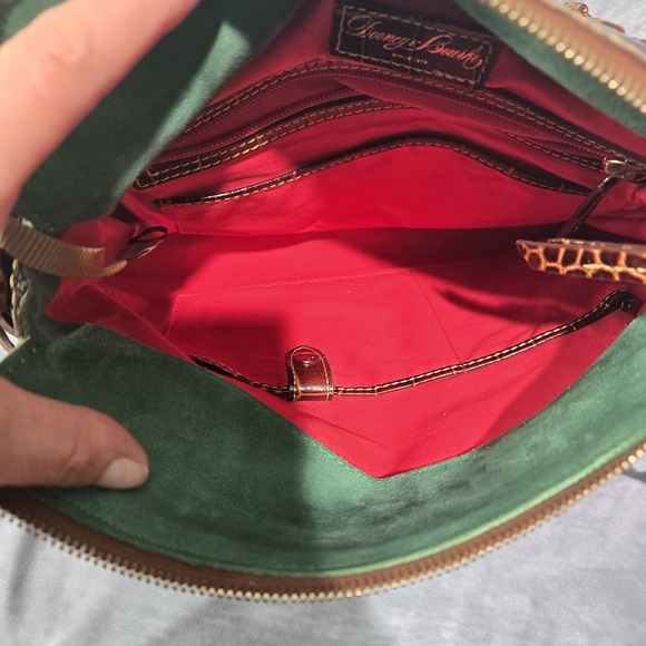 Dooney & Bourke Croco Fino Satchel - Picture 9 of 10